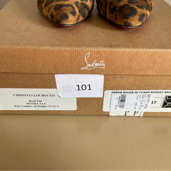 Christian Louboutin Leopard Print Heels - Picture 5 of 5